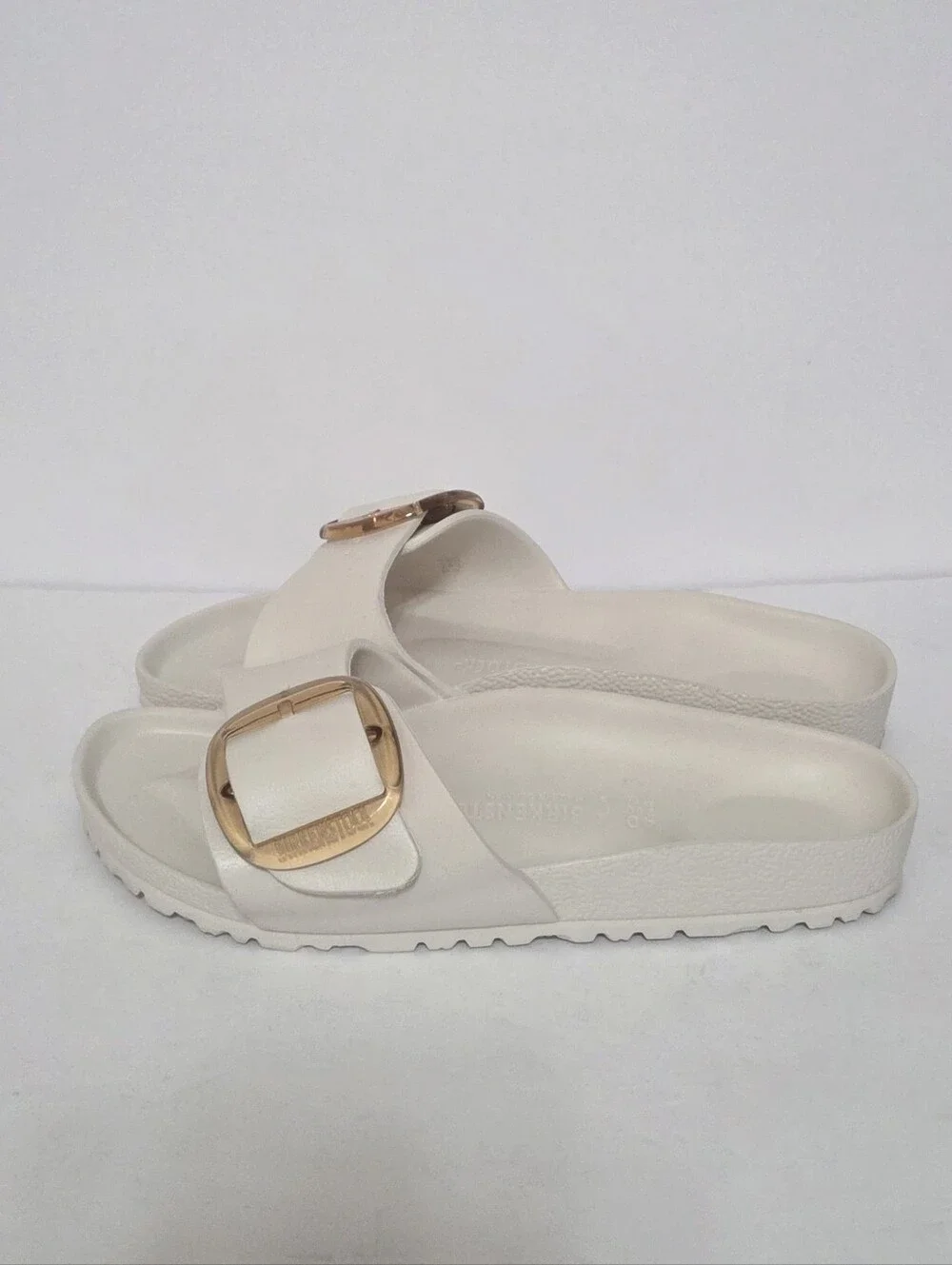 Birkenstock Madrid EVA Big Buckle Eggshell Sandals Size 40 | 9-9.5